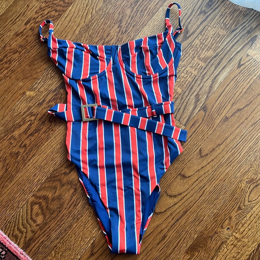 Weworewhat bathing suit. Never worn, still has the protective hygienic liner. - Picture 1 of 2